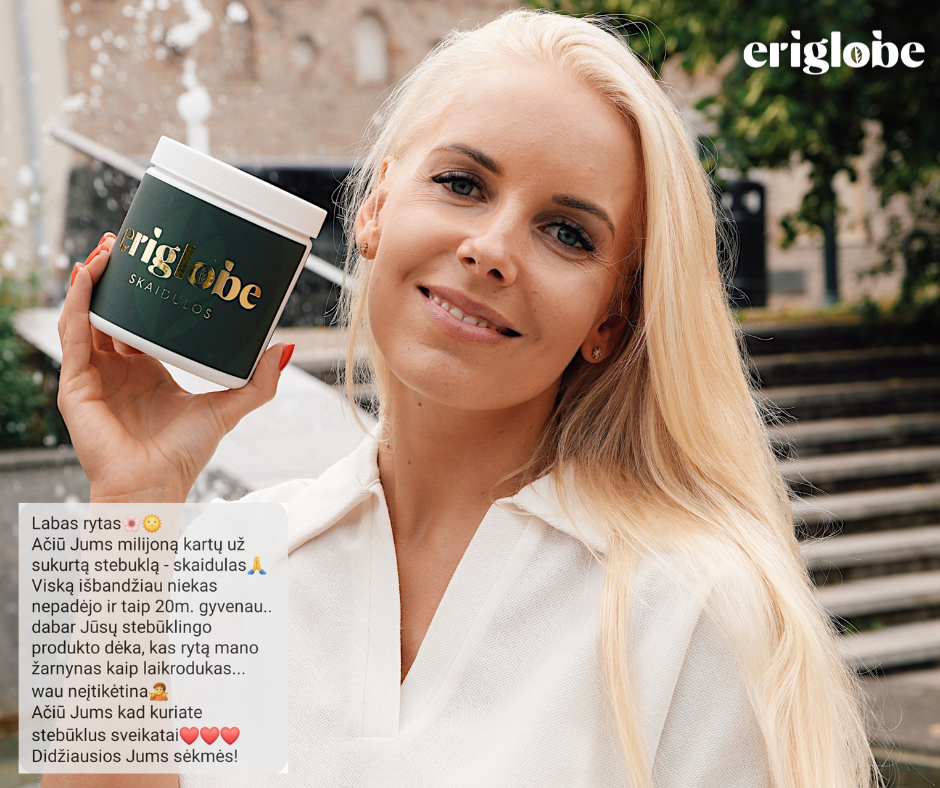 eriglobe įkūrėjos Erikos padėka